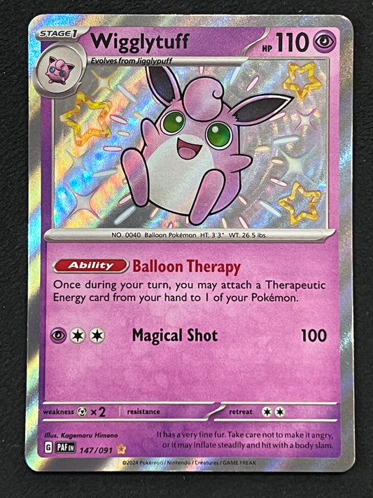 147/091 Wigglytuff - Pokémon Paldean Fates Shiny Rare