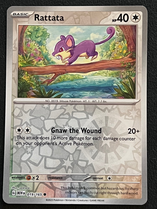 019/165 Rattata - Pokémon 151 Common Reverse