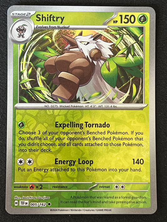 005/162 Shiftry - Pokémon Temporal Forces Uncommon Reverse