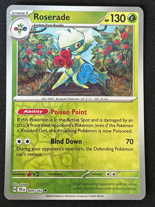 009/162 Roserade - Pokémon Temporal Forces Uncommon Reverse