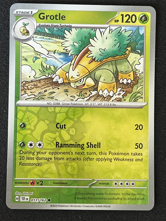 011/162 Grotle - Pokémon Temporal Forces Common Reverse