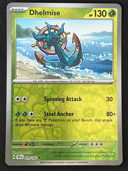 019/162 Dhelmise - Pokémon Temporal Forces Uncommon Reverse