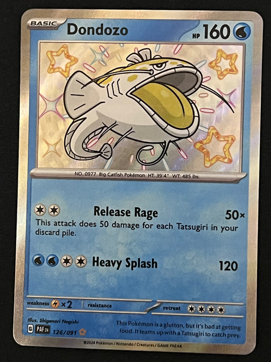 126/091 Dondozo - Pokémon Paldean Fates Shiny Rare