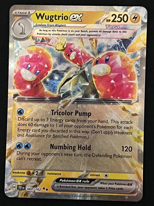 060/162 Wugtrio Ex - Pokémon Temporal Forces Double Rare