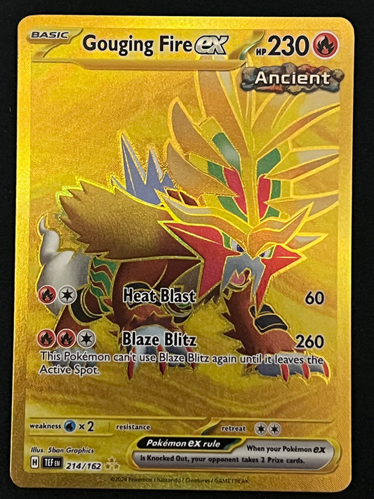 214/162 Gouging Fire Ex - Pokémon Temporal Forces Hyper Rare