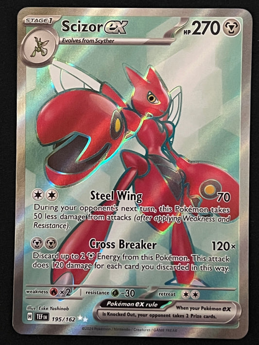 195/162 Scizor Ex - Pokémon Temporal Forces Ultra Rare