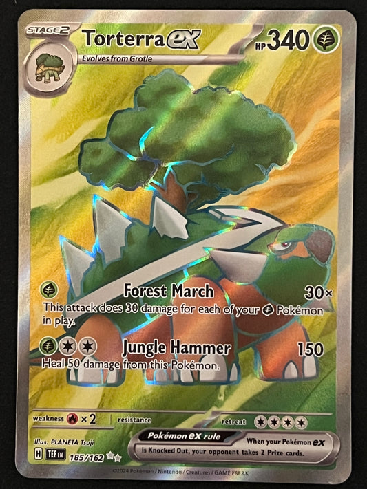 185/162 Torterra Ex - Pokémon Temporal Forces Ultra Rare