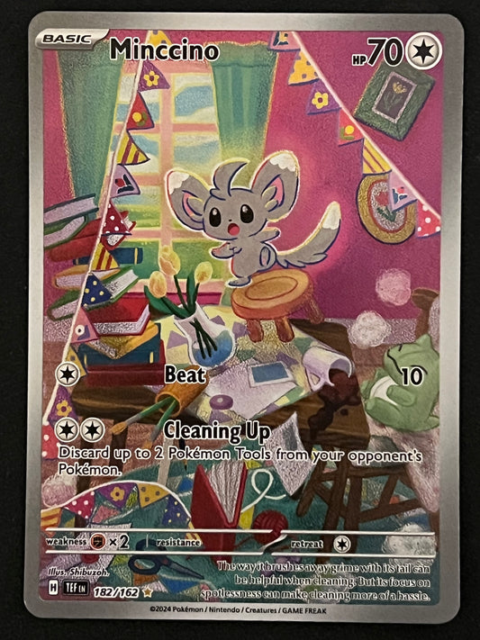 182/162 Minccino - Pokémon Temporal Forces Illustration Rare