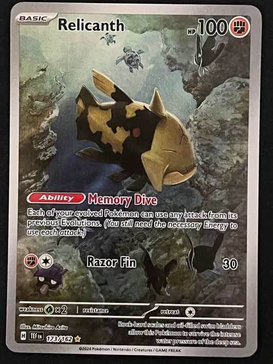 173/162 Relicanth - Pokémon Temporal Forces Illustration Rare