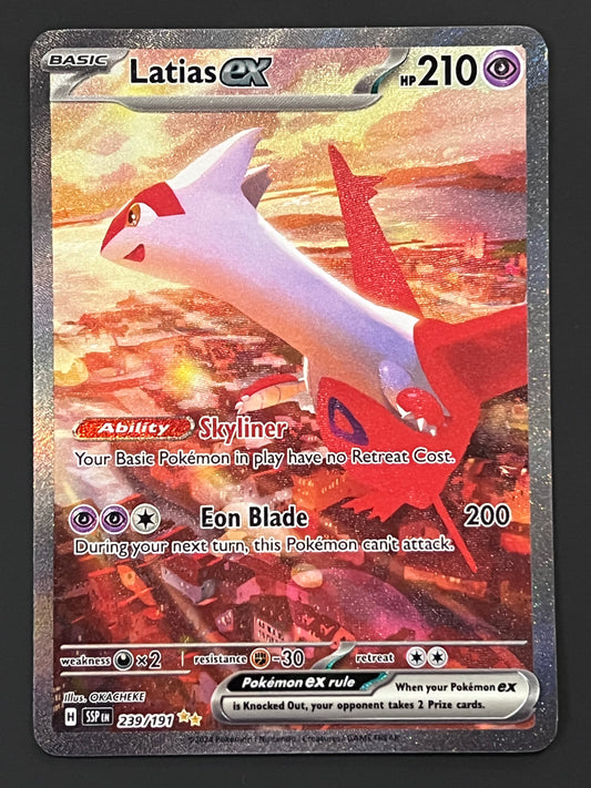 239/191 Latias Ex - Pokémon Surging Sparks Special Illustration Rare