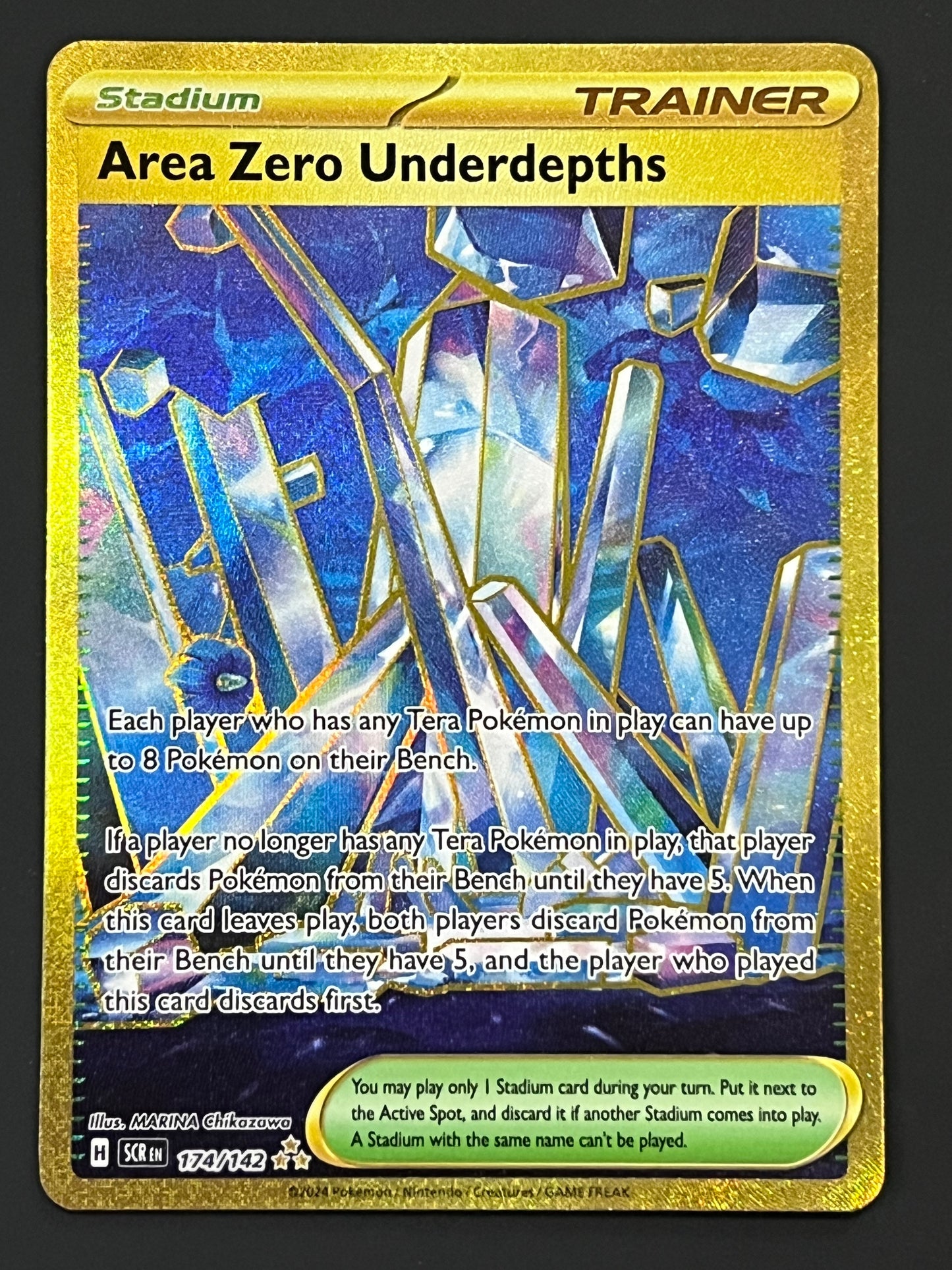 174/142 Area Zero Underdepths - Pokémon Stellar Crown Hyper Rare