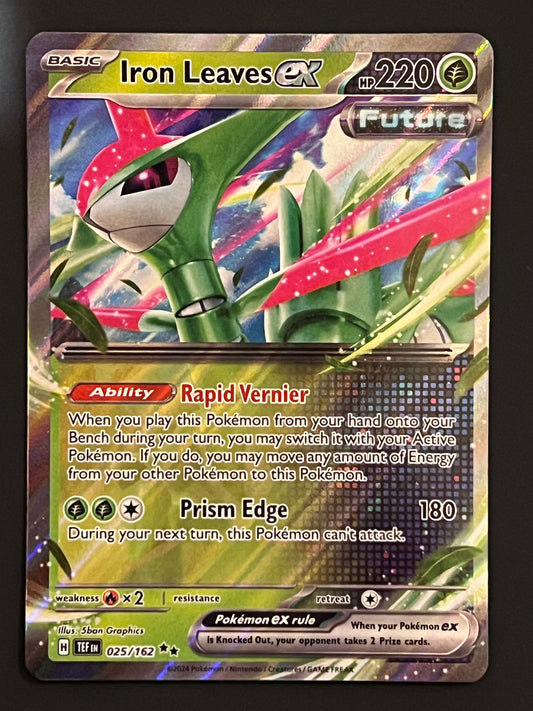 025/162 Iron Leaves Ex - Pokémon Temporal Forces Double Rare