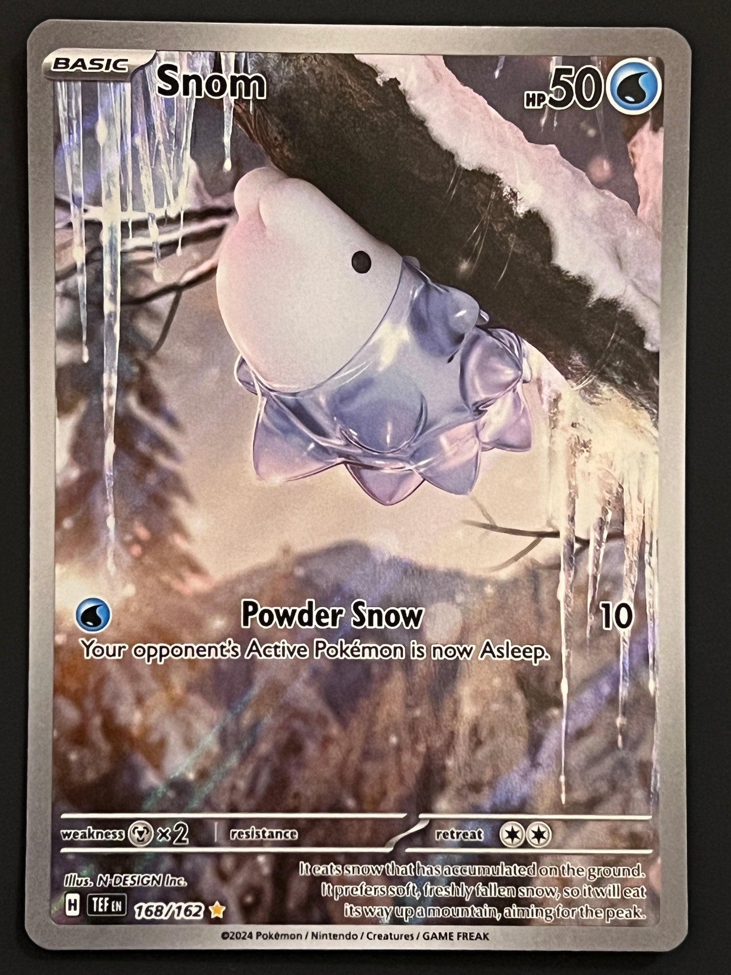 168/162 Snom - Pokémon Temporal Forces Illustration Rare