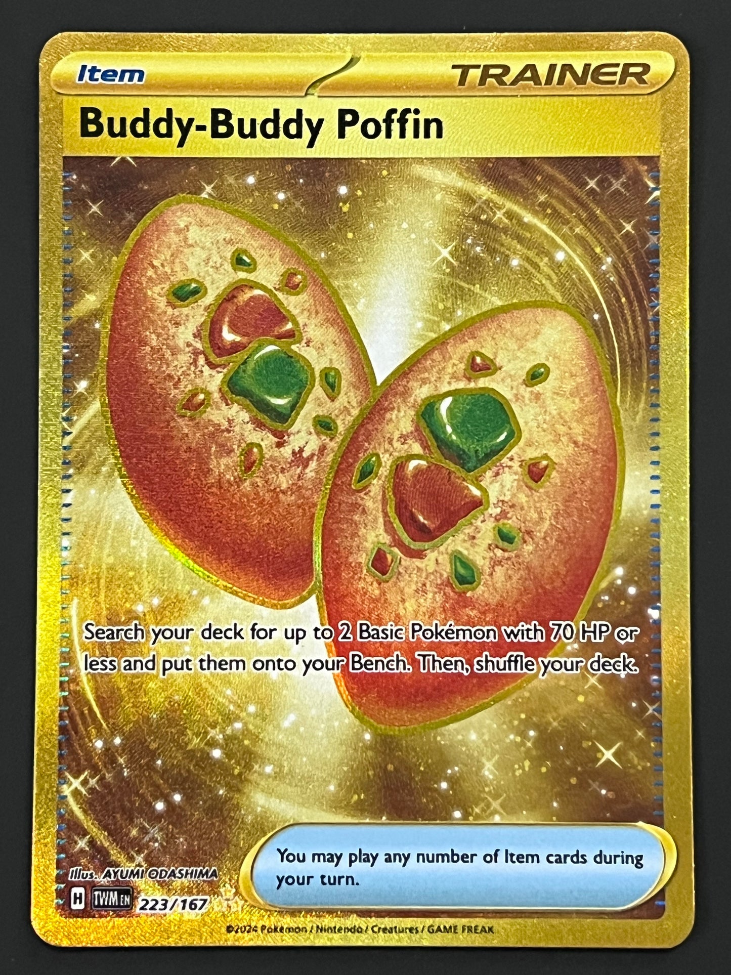 223/167 Buddy-Buddy Poffin - Pokémon Twilight Masquerade Hyper Rare