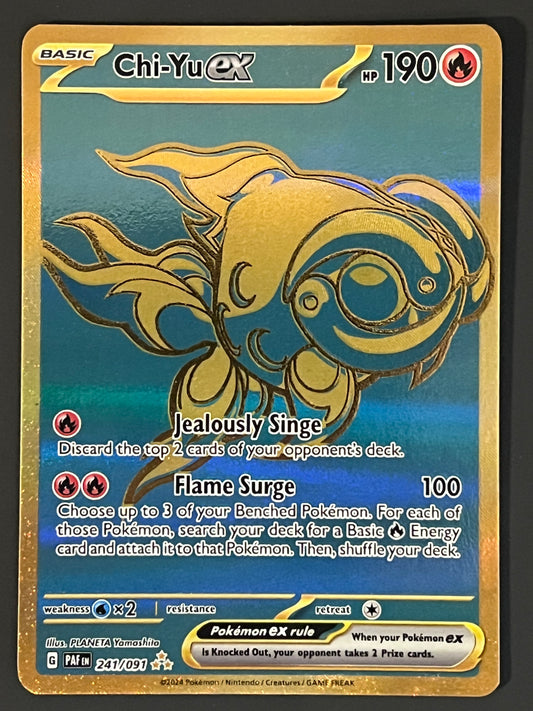 241/091 Chi-Yu Ex -  Pokémon Paldean Fates Hyper Rare