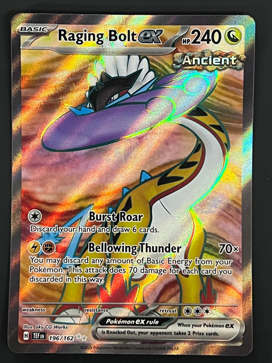 196/162 Raging Bolt Ex - Pokémon Temporal Forces Ultra Rare