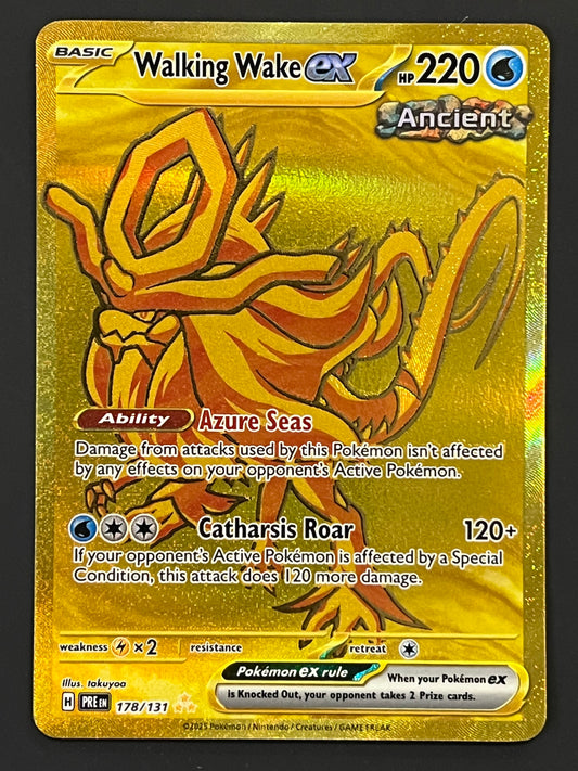 178/131 Walking Wake Ex - Pokémon Prismatic Evolutions Hyper Rare