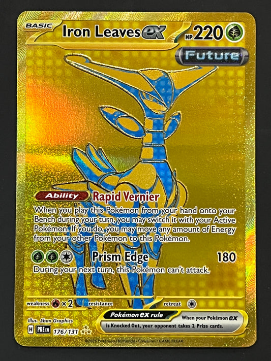 176/131 Iron Leaves Ex - Pokémon Prismatic Evolutions Hyper Rare