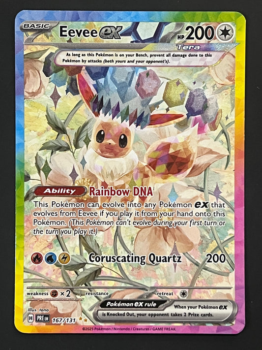 167/131 Eevee Ex - Pokémon Prismatic Evolutions Special Illustration Rare