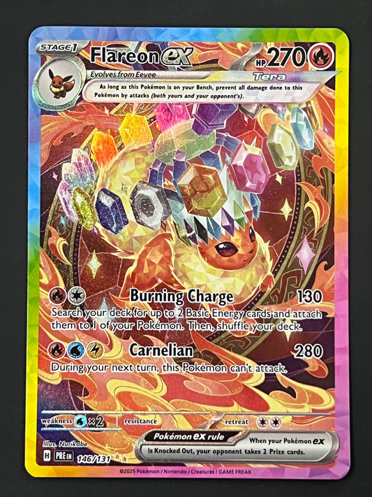 146/131 Flareon Ex - Pokémon Prismatic Evolutions Special Illustration Rare