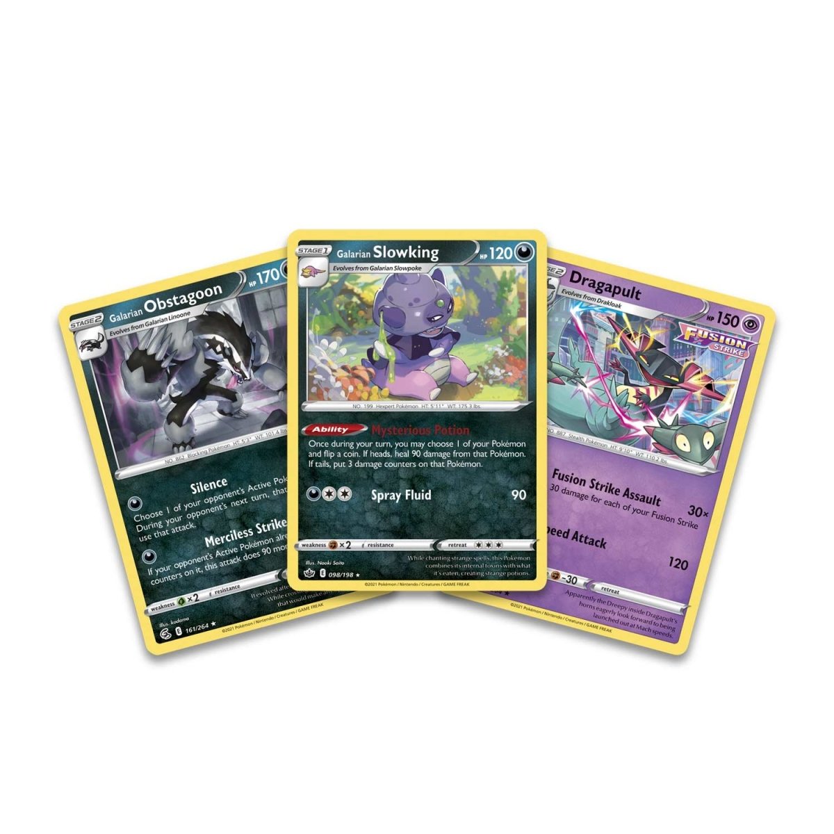 Pokémon TCG: Knockout Collection (Galarian Slowking, Galarian Obstagoon & Dragapult)