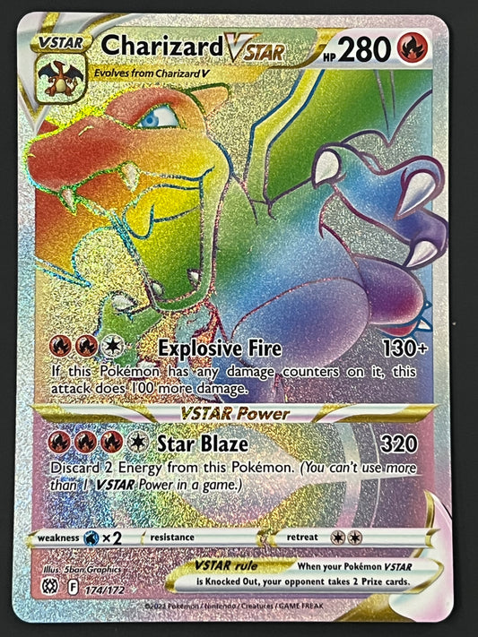 174/172 Charizard VStar - Brilliant Stars Rainbow Secret Rare