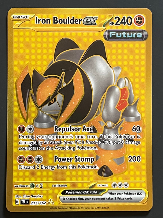 217/162 Iron Boulder Ex - Pokémon Temporal Forces Hyper Rare