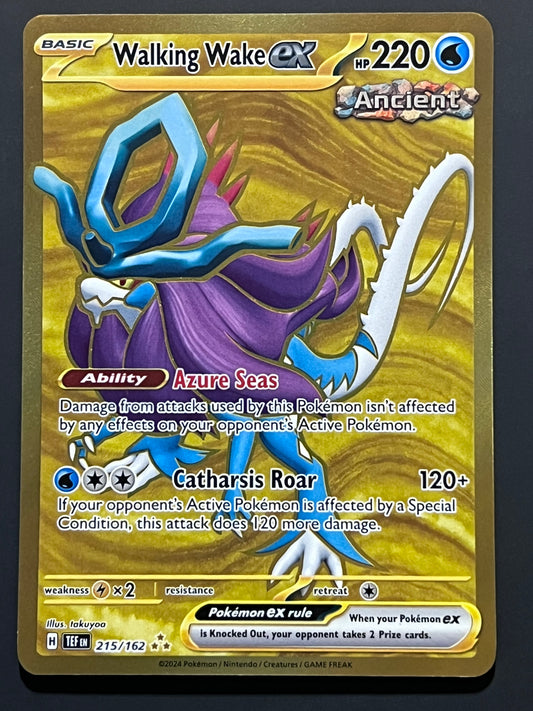 215/162 Walking Wake Ex - Pokémon Temporal Forces Hyper Rare