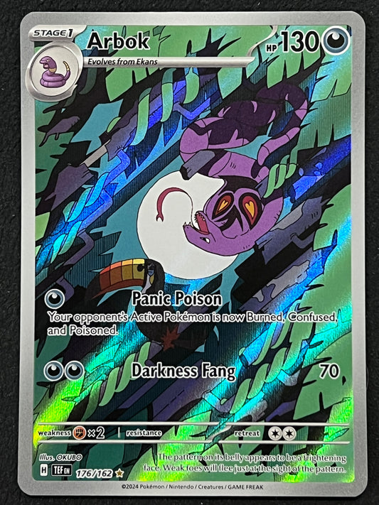 176/162 Arbok - Pokémon Temporal Forces Illustration Rare