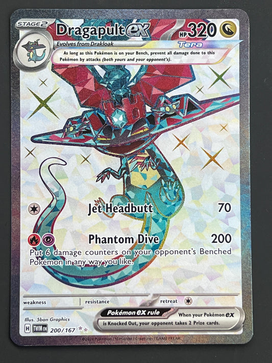 200/167 Dragapult Ex - Pokémon Twilight Masquerade Ultra Rare