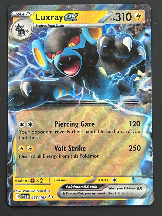 068/167 Luxray Ex - Pokémon Twilight Masquerade Double Rare