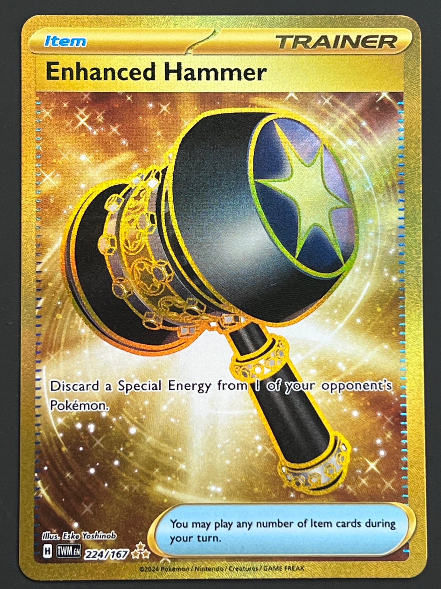 224/167 Enhanced Hammer - Pokémon Twilight Masquerade Hyper Rare