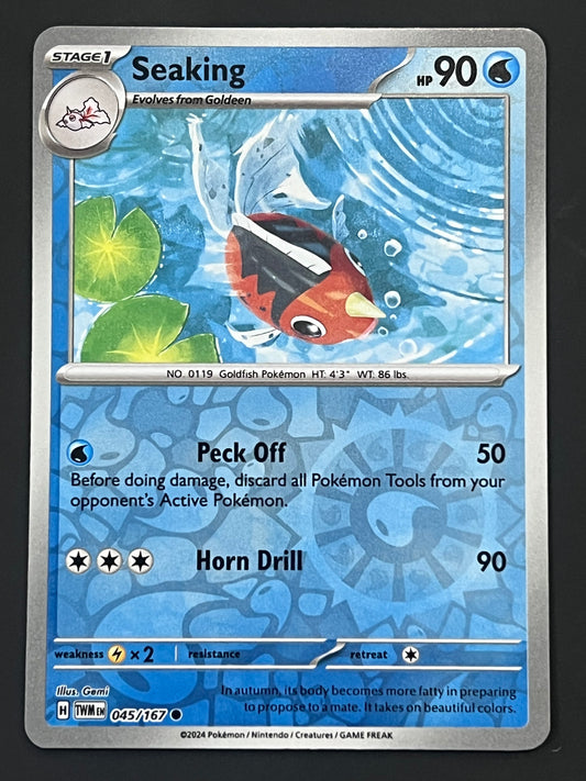 045/167 Seaking - Pokémon Twilight Masquerade Common Reverse