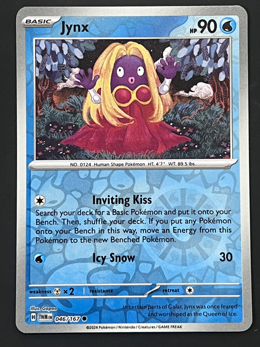 046/167 Jynx - Pokémon Twilight Masquerade Common Reverse