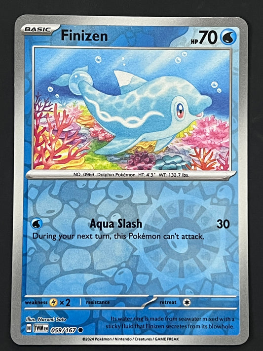 059/167 Finizen - Pokémon Twilight Masquerade Common Reverse