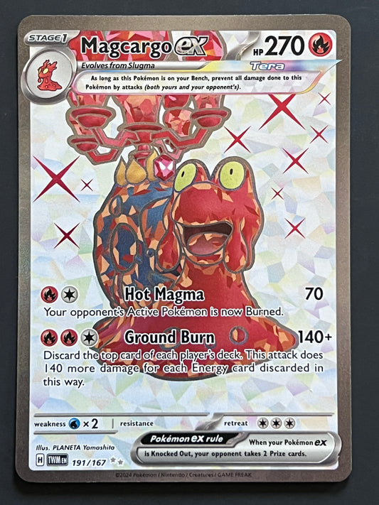 191/167 Magcargo Ex - Pokémon Twilight Masquerade Ultra Rare