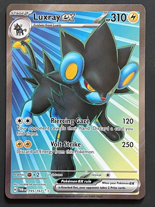 195/167 Luxray Ex - Pokémon Twilight Masquerade Ultra Rare