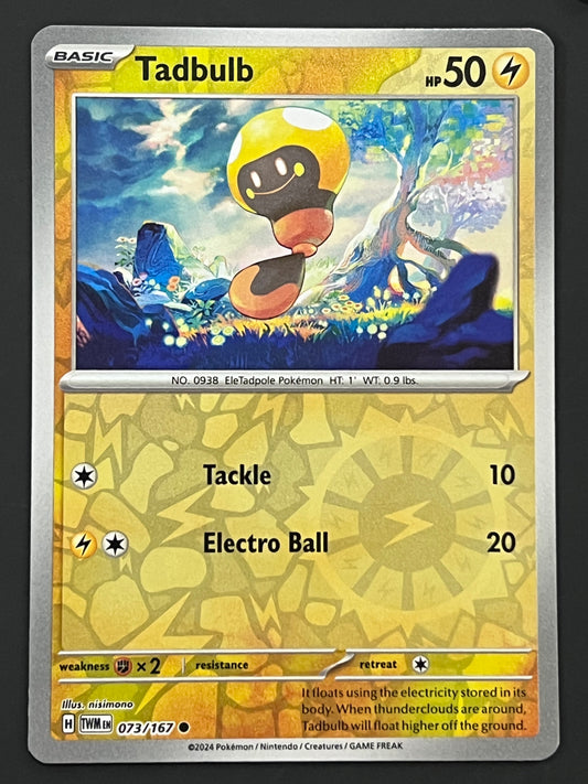 073/167 Tadbulb - Pokémon Twilight Masquerade Common Reverse