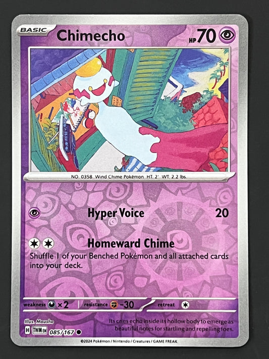 085/167 Chimecho - Pokémon Twilight Masquerade Common Reverse