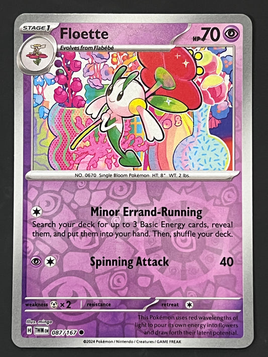 087/167 Floette - Pokémon Twilight Masquerade Common Reverse