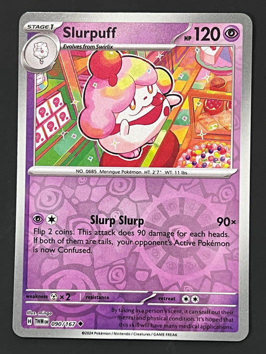 090/167 Slurpuff - Pokémon Twilight Masquerade Uncommon Reverse