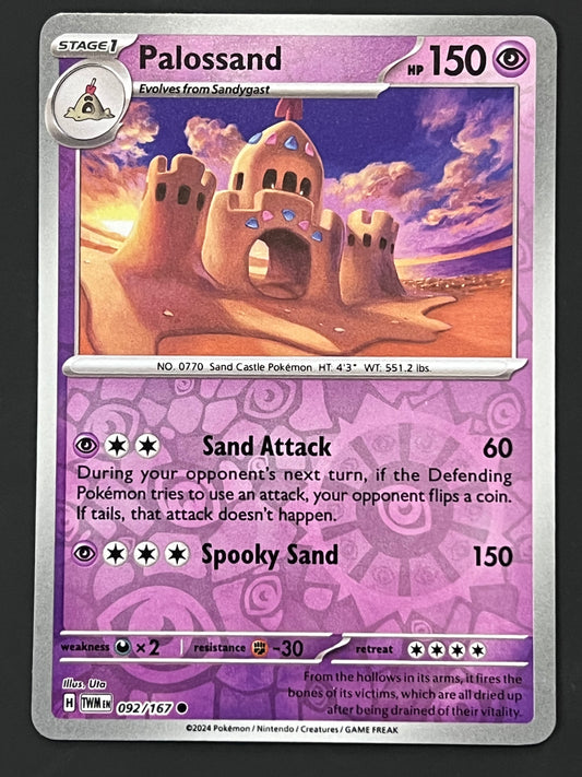 092/167 Palossand - Pokémon Twilight Masquerade Common Reverse