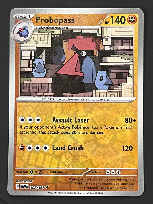 102/167 Probopass - Pokémon Twilight Masquerade Uncommon Reverse