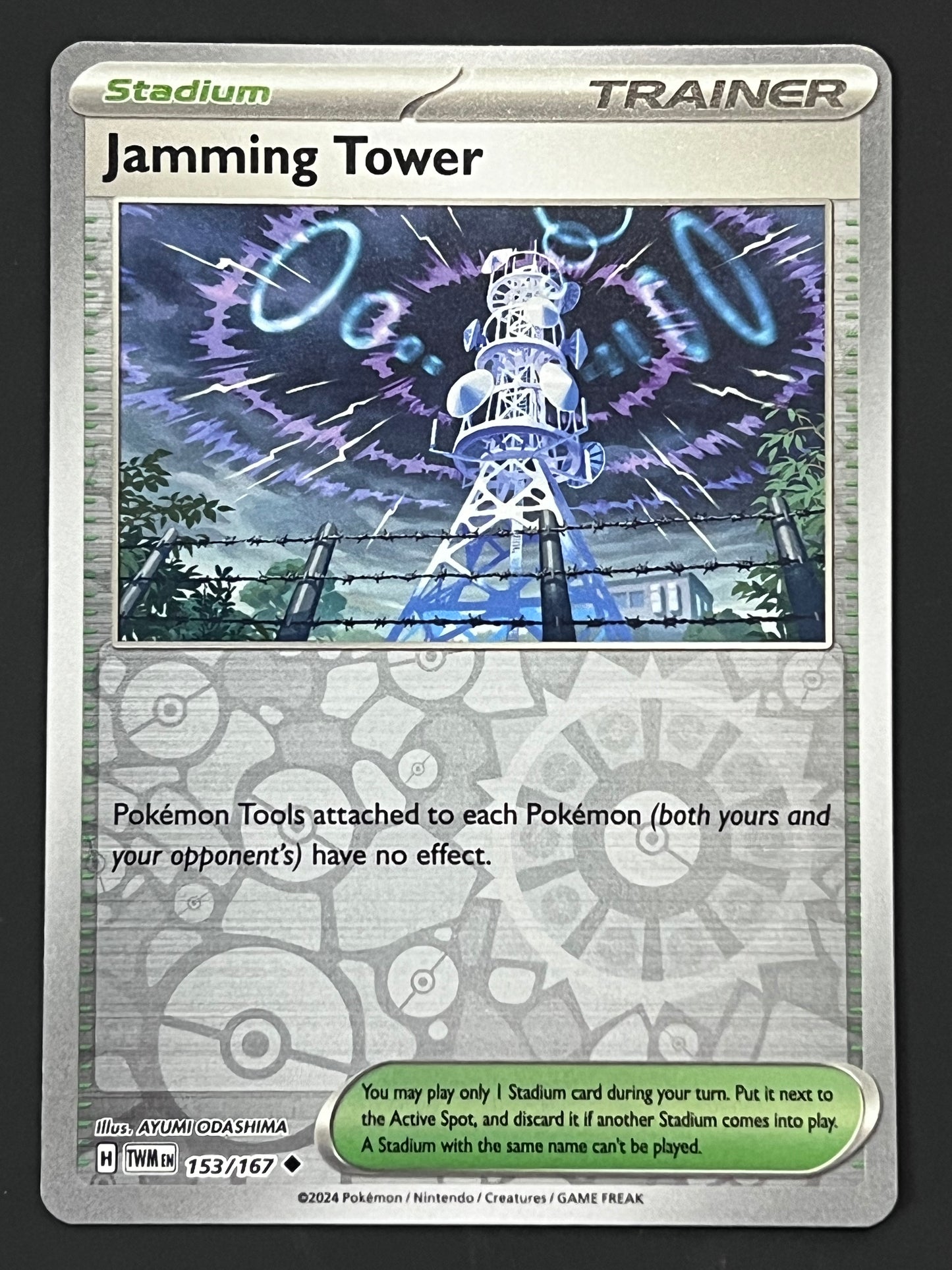 153/167 Jamming Tower - Pokémon Twilight Masquerade Uncommon Reverse