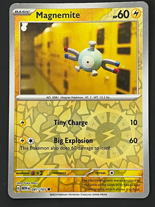 081/165 Magnemite - Pokémon 151 Common Reverse