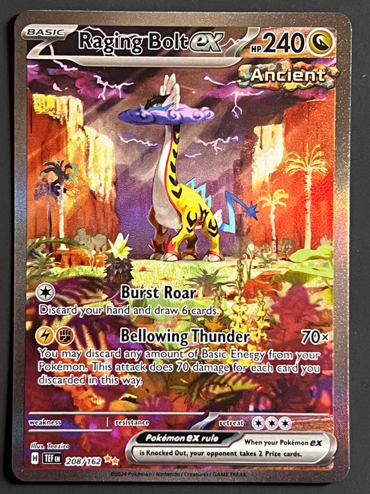 208/162 Raging Bolt Ex - Pokémon Temporal Forces Special Illustration Rare