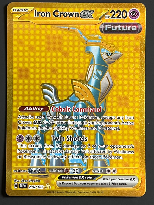 216/162 Iron Crown Ex - Pokémon Temporal Forces Hyper Rare