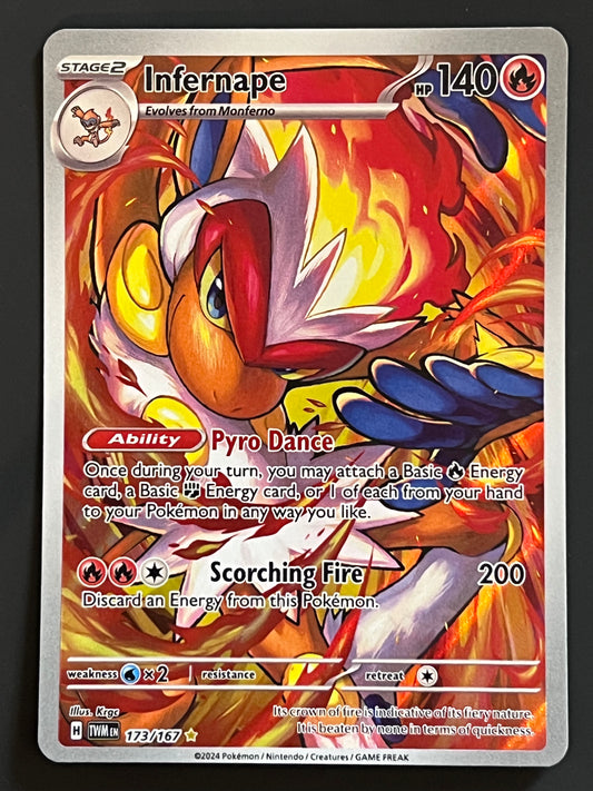 173/167 Infernape - Pokémon Twilight Masquerade Illustration Rare