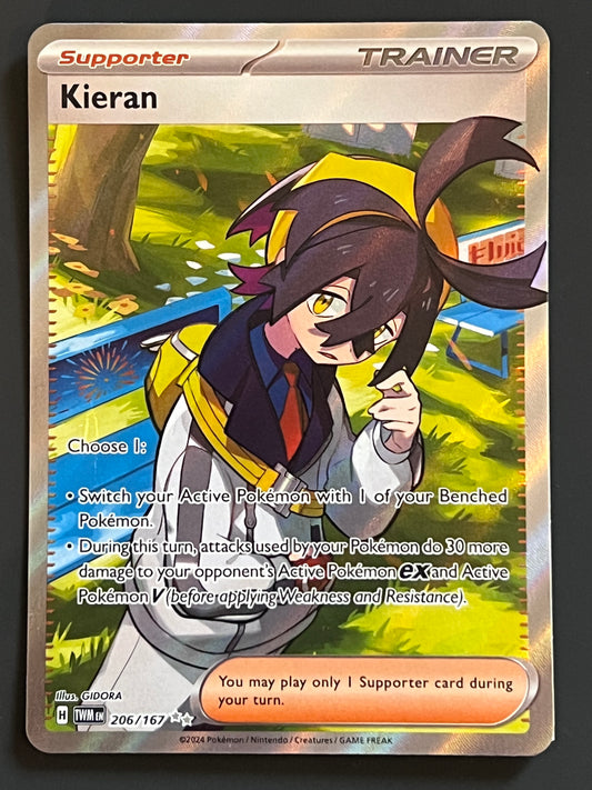 206/167 Kieran - Pokémon Twilight Masquerade Ultra Rare