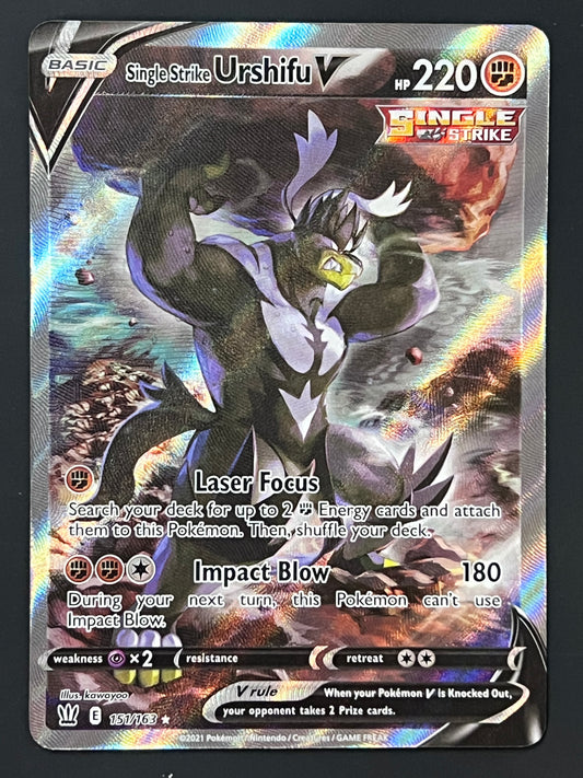 Single Strike Urshifu V - 151/163 Battle Styles Alt Art Rare Holo V